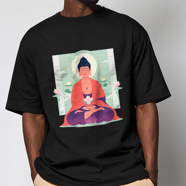 T-shirt Bouddha Buddha Stones Lotus Méditation Bouddha - image 8