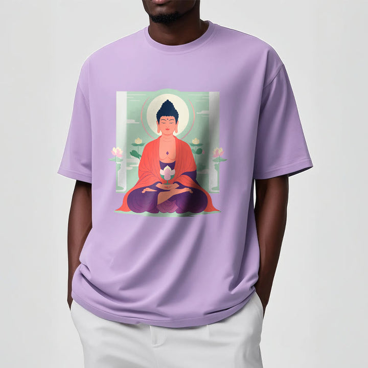 T-shirt Bouddha Buddha Stones Lotus Méditation Bouddha - image 14