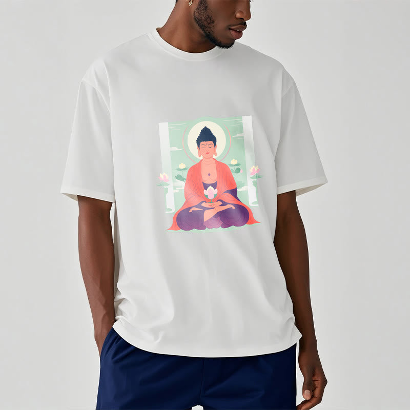 T-shirt Bouddha Buddha Stones Lotus Méditation Bouddha - image 3