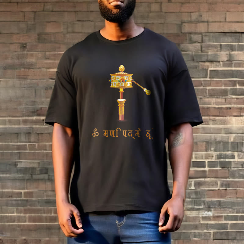 T-shirt avec roues de prière, Buddha Stones, sanskrit OM NAMAH SHIVAYA - image 7