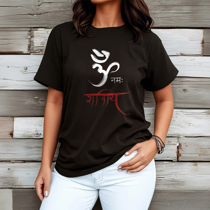 T-shirt Buddha Stones OM NAMAH SHIVAYA Mantra sanskrit - image 8