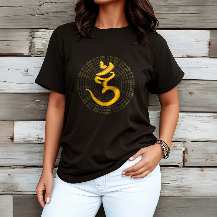T-shirt sanskrit avec Buddha Stones, 108 OM NAMAH SHIVAYA, Mantra - image 5