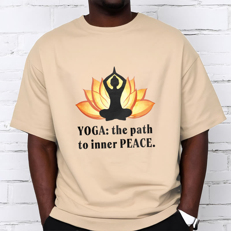 T-shirt Buddha Stones Yoga Le chemin vers la paix intérieure Lotus Tee - image 18