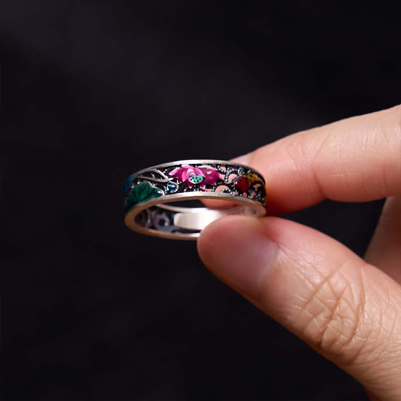 Buddha Stones et poisson koï, lotus, porte-bonheur, tout va bien - image 4