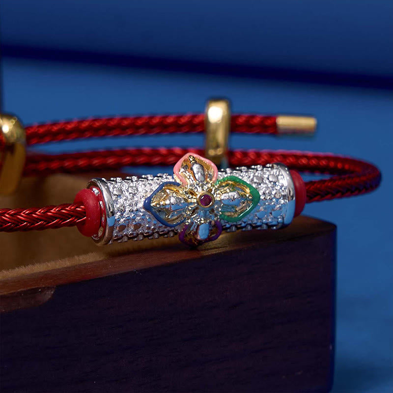 Bracelet porte-bonheur en cuivre et Buddha Stones