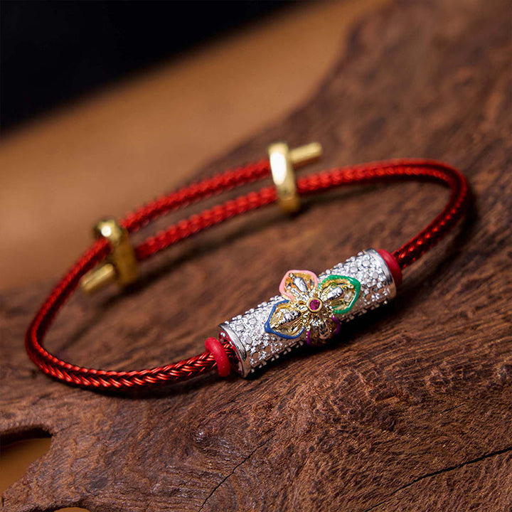 Bracelet porte-bonheur en cuivre et Buddha Stones