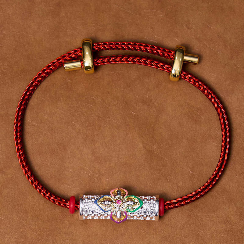 Bracelet porte-bonheur en cuivre et Buddha Stones