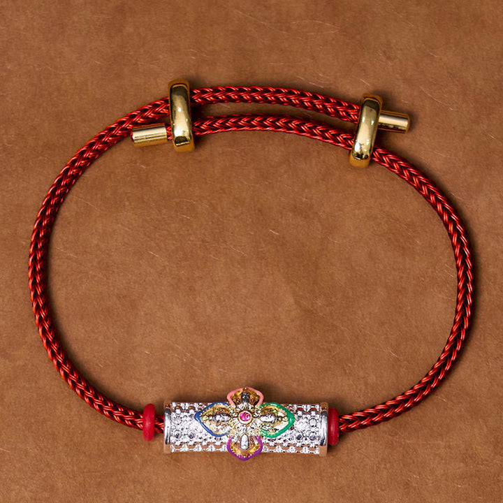 Bracelet porte-bonheur en cuivre et Buddha Stones
