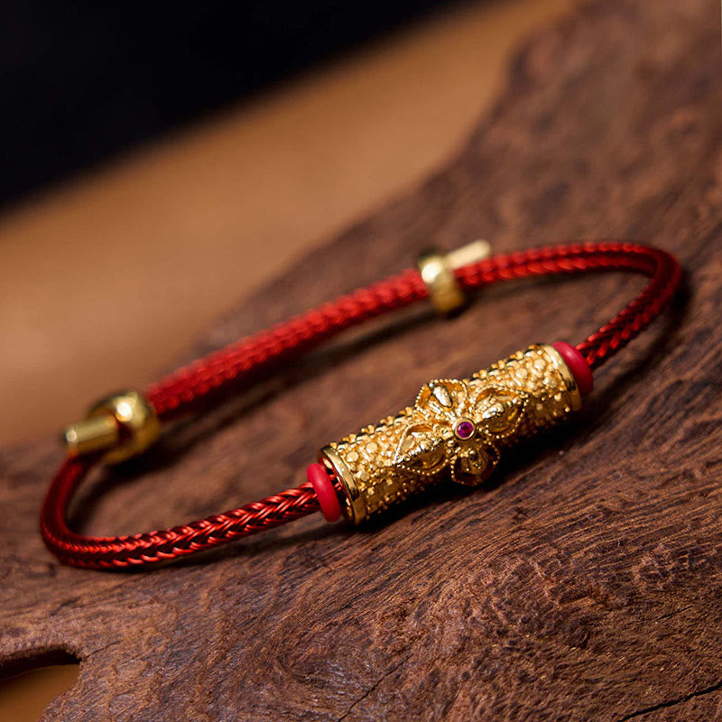 Bracelet porte-bonheur en cuivre et Buddha Stones