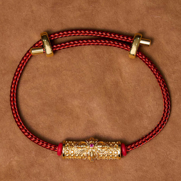 Bracelet porte-bonheur en cuivre et Buddha Stones