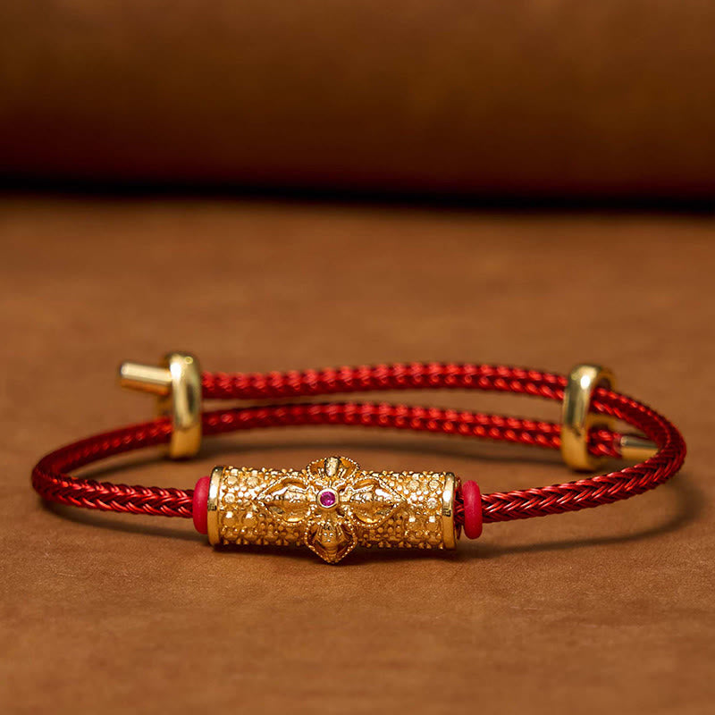 Bracelet porte-bonheur en cuivre et Buddha Stones
