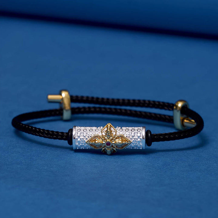 Bracelet porte-bonheur en cuivre et Buddha Stones