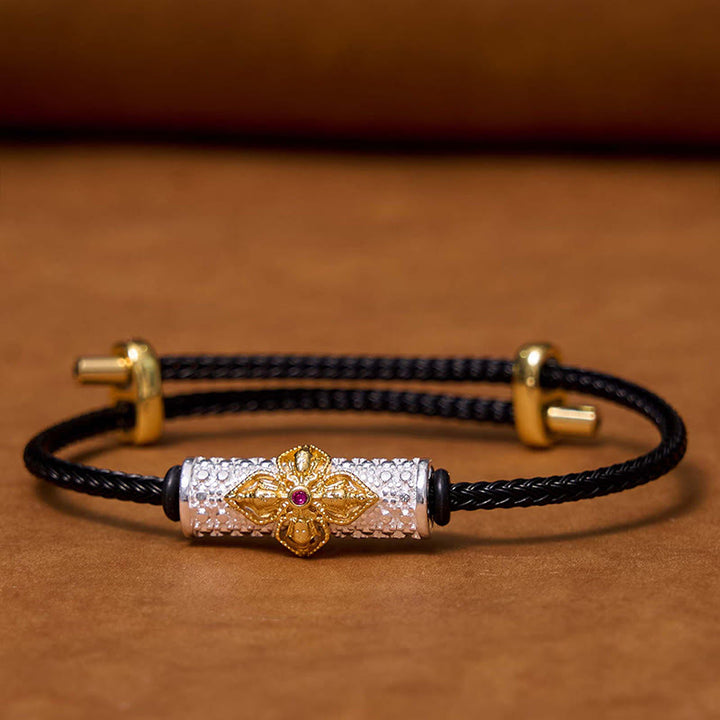 Bracelet porte-bonheur en cuivre et Buddha Stones