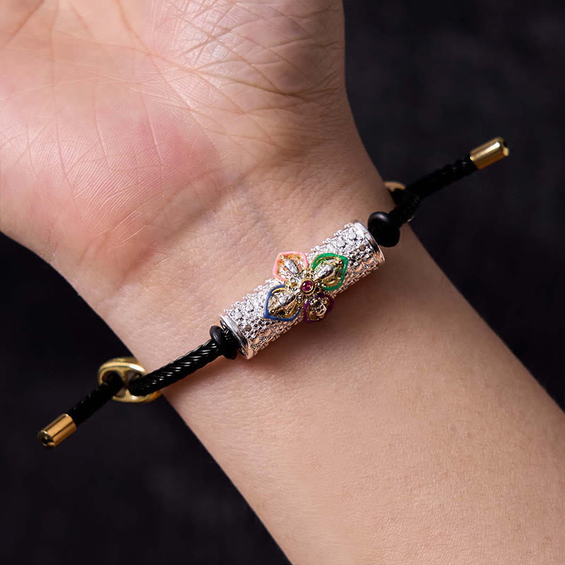 Bracelet porte-bonheur en cuivre et Buddha Stones
