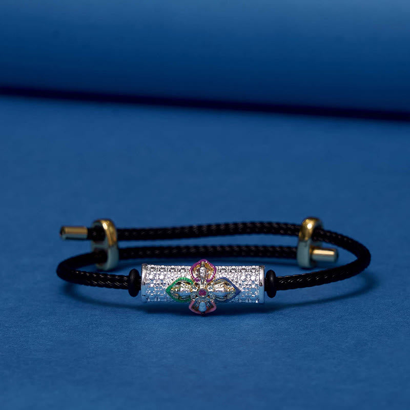 Bracelet porte-bonheur en cuivre et Buddha Stones
