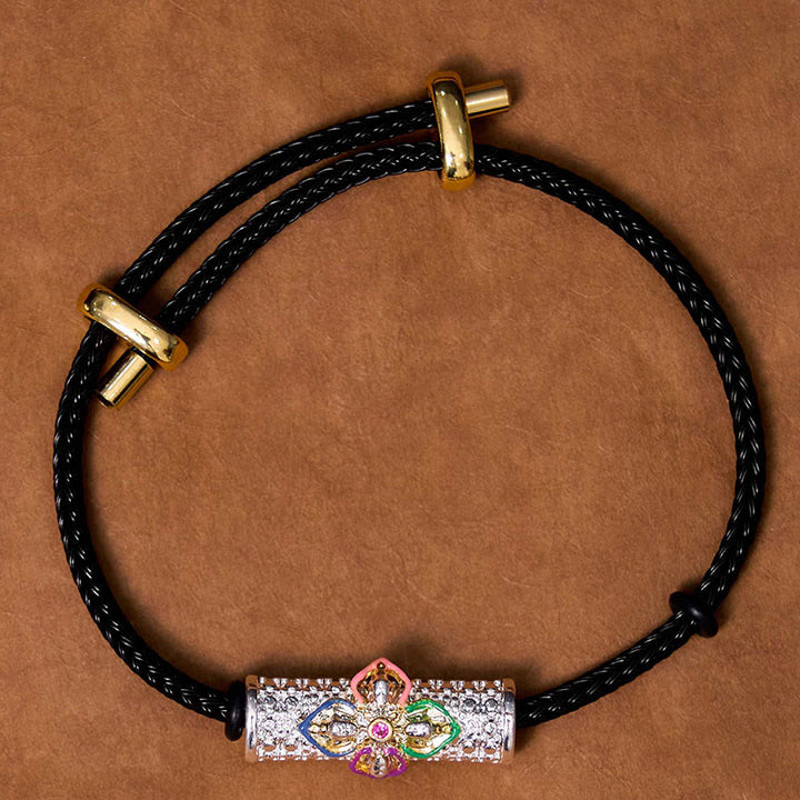 Bracelet porte-bonheur en cuivre et Buddha Stones