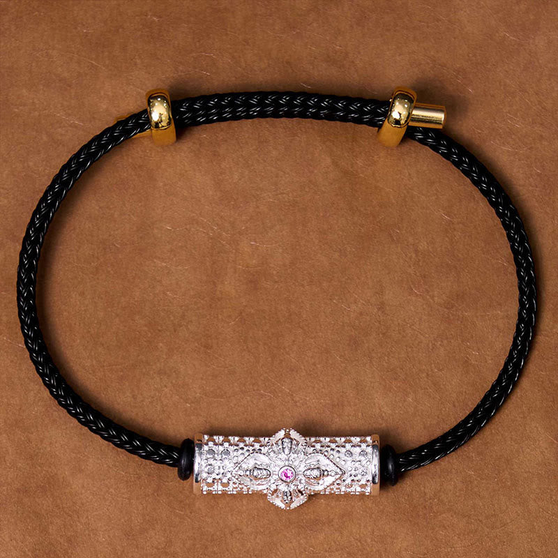 Bracelet porte-bonheur en cuivre et Buddha Stones