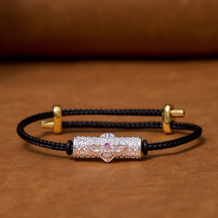 Bracelet porte-bonheur en cuivre et Buddha Stones