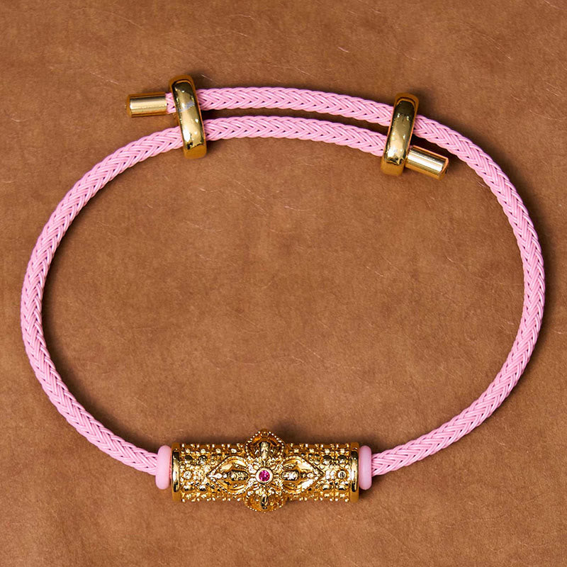 Bracelet porte-bonheur en cuivre et Buddha Stones