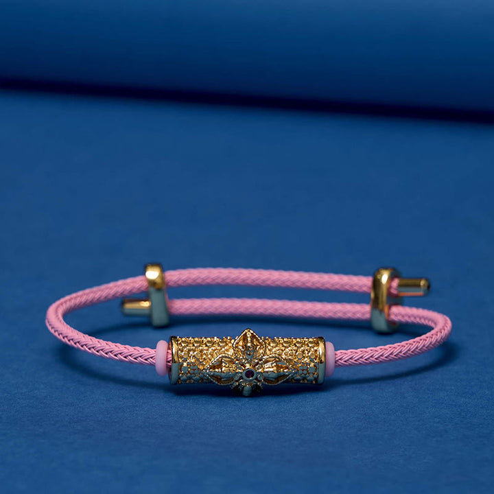 Bracelet porte-bonheur en cuivre et Buddha Stones