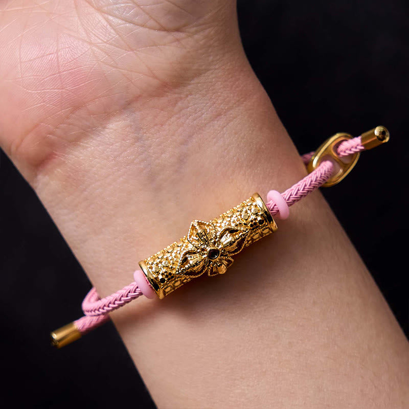 Bracelet porte-bonheur en cuivre et Buddha Stones