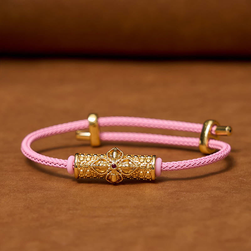 Bracelet porte-bonheur en cuivre et Buddha Stones