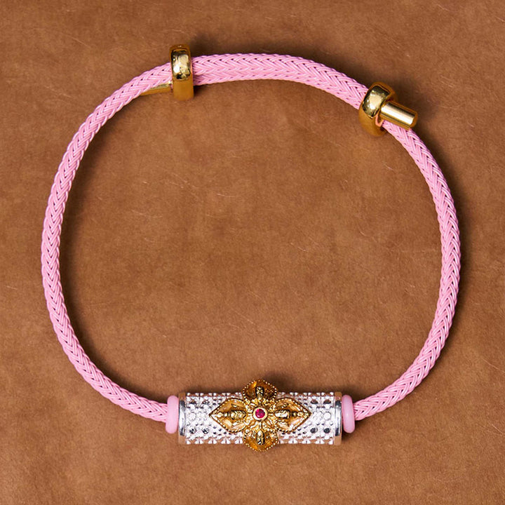 Bracelet porte-bonheur en cuivre et Buddha Stones