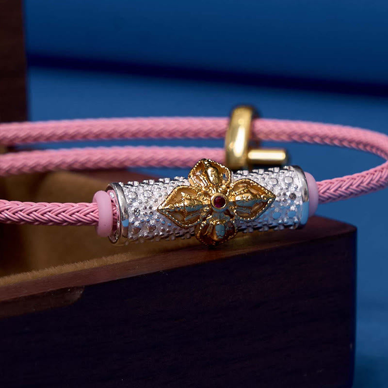 Bracelet porte-bonheur en cuivre et Buddha Stones