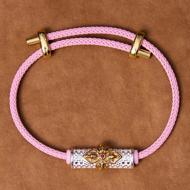 Bracelet porte-bonheur en cuivre et Buddha Stones