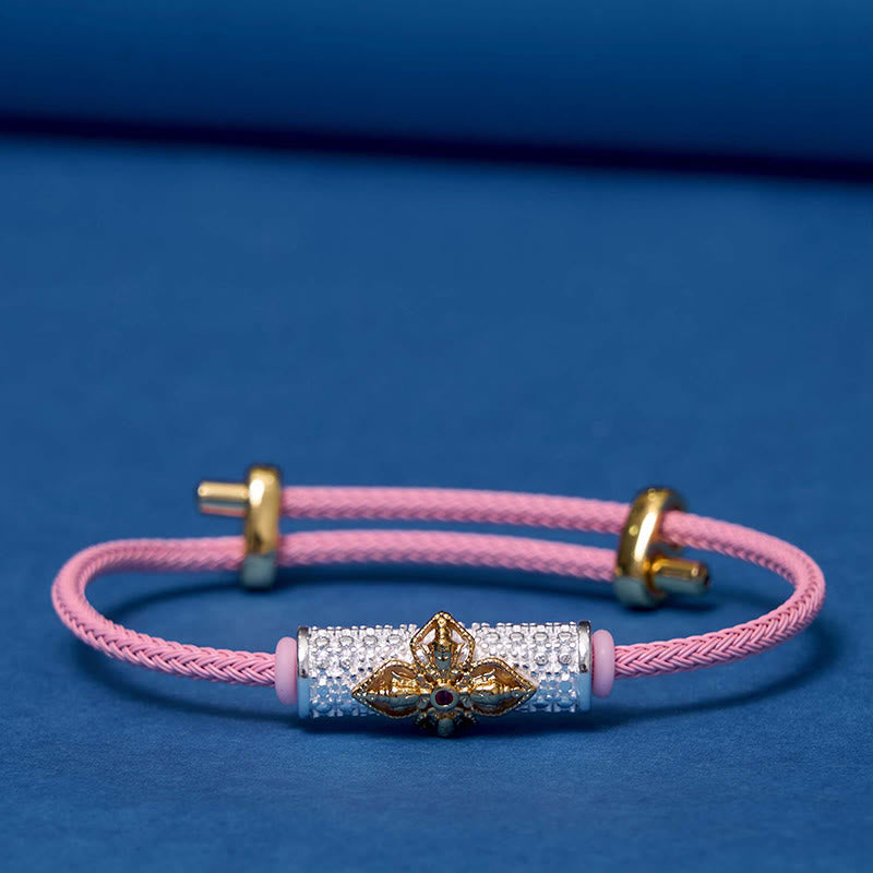 Bracelet porte-bonheur en cuivre et Buddha Stones