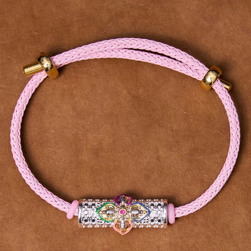 Bracelet porte-bonheur en cuivre et Buddha Stones