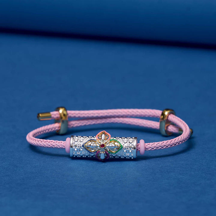 Bracelet porte-bonheur en cuivre et Buddha Stones