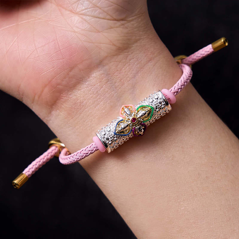 Bracelet porte-bonheur en cuivre et Buddha Stones