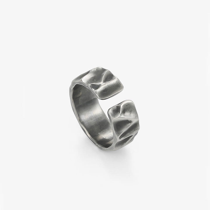 Bague de protection réglable en argent sterling 999 Buddha Stones