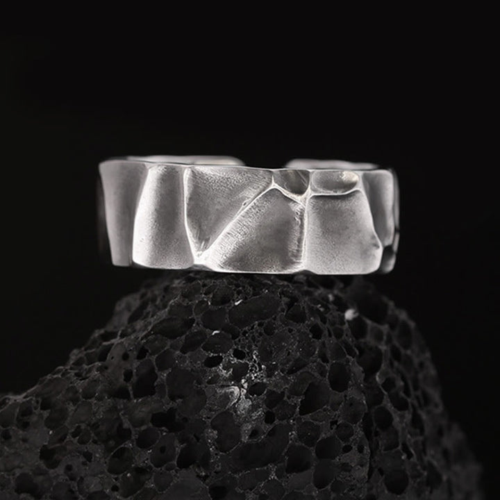 Bague de protection réglable en argent sterling 999 Buddha Stones - Argent sterling 999 (diamètre intérieur 62,5 mm-65 mm) - image 0