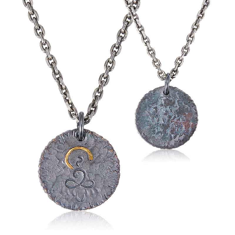 Buddha Stones en argent sterling 999 et en or 999 avec statue de Bouddha et lotus - image 7