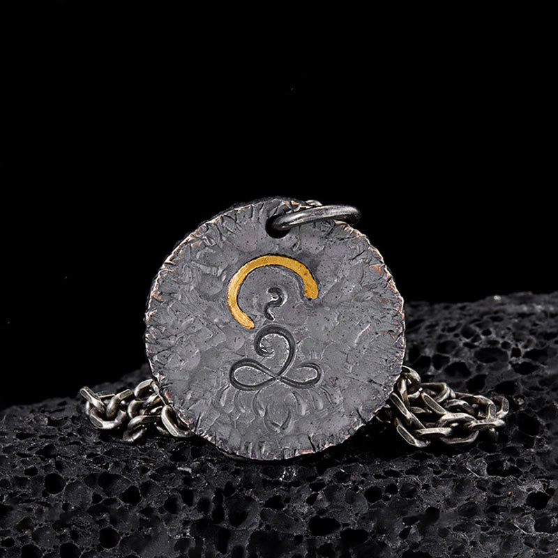 Buddha Stones en argent sterling 999 et en or 999 avec statue de Bouddha et lotus - Argent sterling 999 (Lotus et Bouddha) - image 1