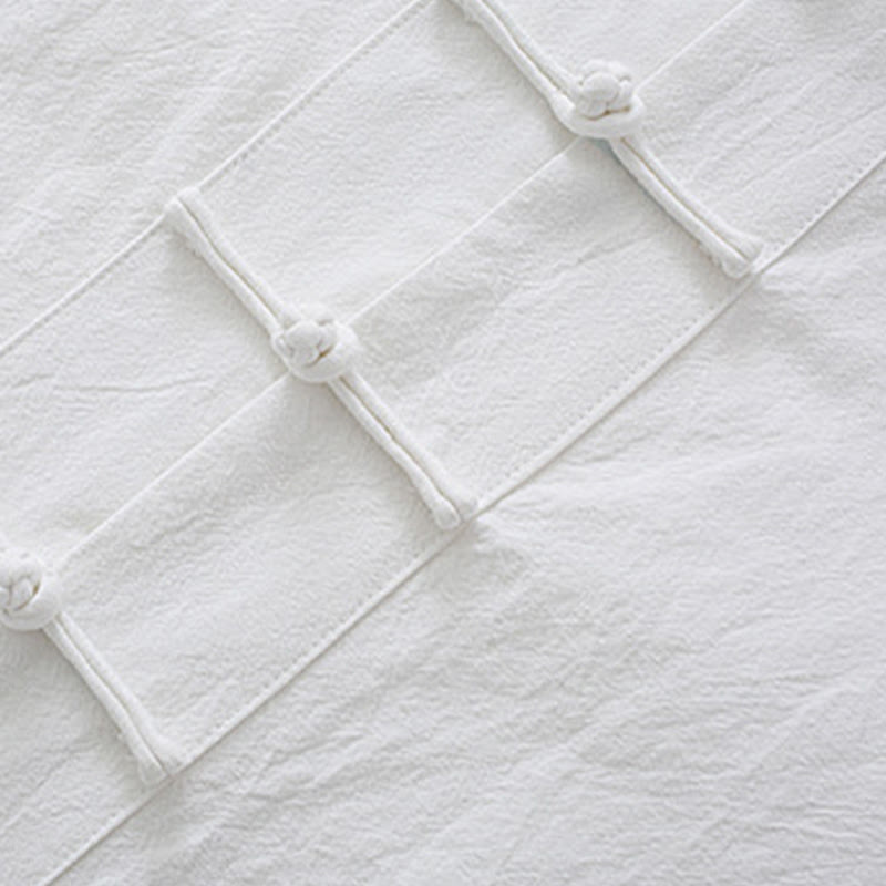 Chemise à manches longues et pantalon pour homme avec boutons de grenouille et Buddha Stones - image 6