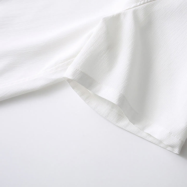 Chemise à manches courtes et pantalon large à boutons de grenouille Buddha Stones Tang pour homme - image 13