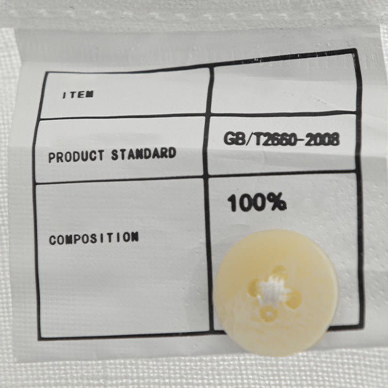 Chemise ample à manches longues et demi-boutonnée en lin avec Buddha Stones , couleur unie, vêtements pour hommes - image 7