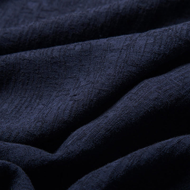 Veste de costume Tang chinoise unie avec Buddha Stones - image 21