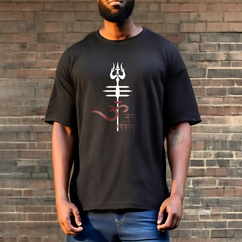 T-shirt en coton Trident Buddha Stones OM NAMAH SHIVAYA - image 5