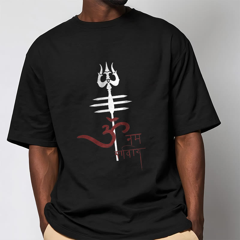 T-shirt en coton Trident Buddha Stones OM NAMAH SHIVAYA - image 4