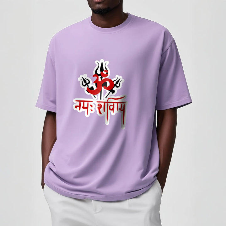 T-shirt en coton Buddha Stones OM NAMAH SHIVAYA, trois Tridents - image 19