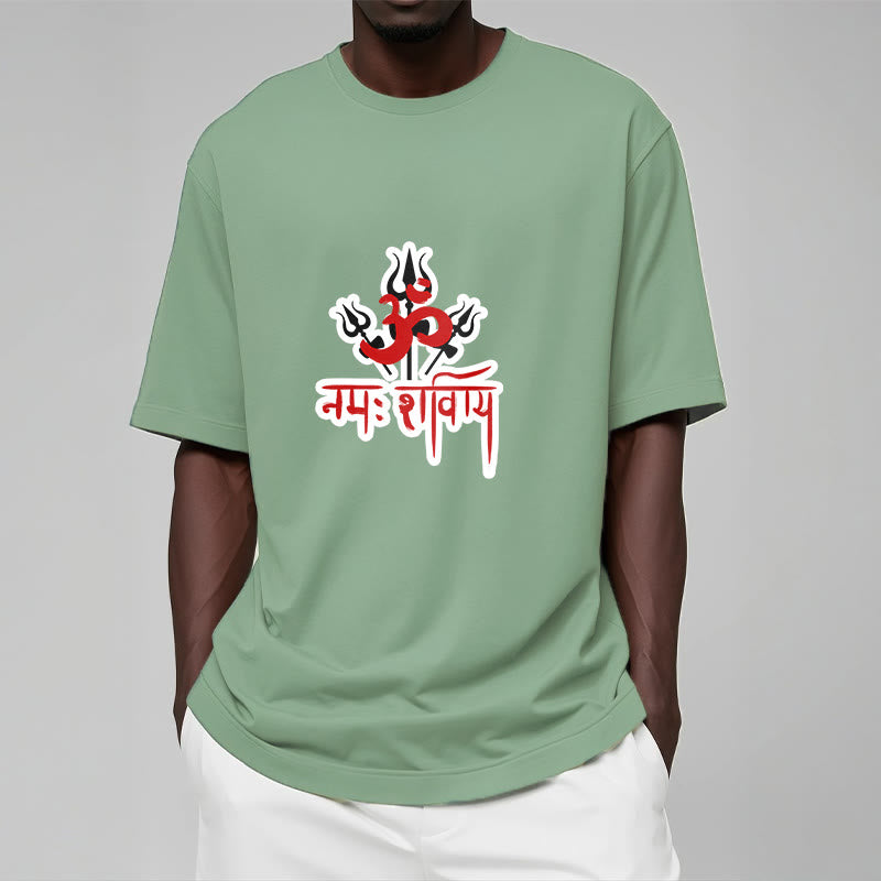 T-shirt en coton Buddha Stones OM NAMAH SHIVAYA, trois Tridents - image 17