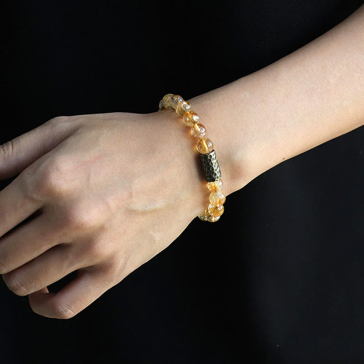 Bracelet double tour de protection en pierres de Buddha Stones et graines de Bodhi