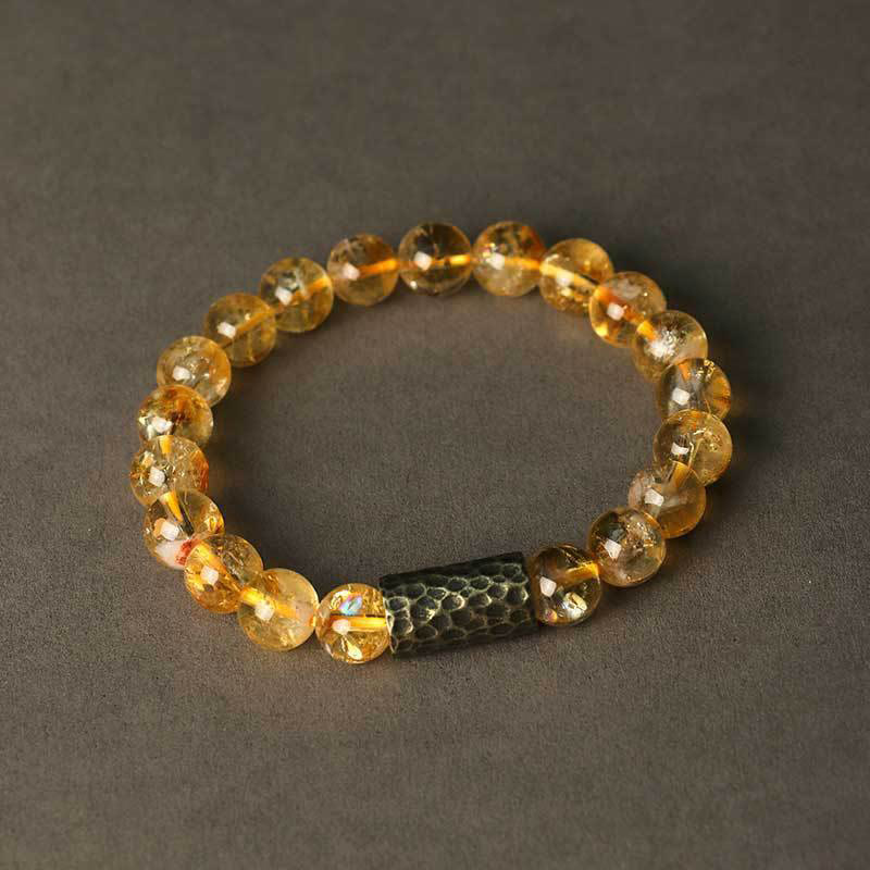 Bracelet double tour de protection en pierres de Buddha Stones et graines de Bodhi