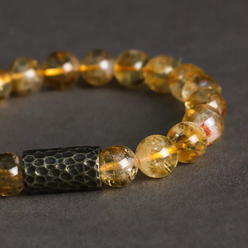 Bracelet double tour de protection en pierres de Buddha Stones et graines de Bodhi