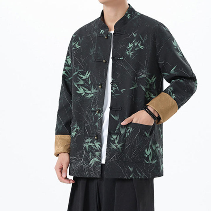 Chemise à manches longues en élasthanne pour homme avec imprimé Buddha Stones - image 5