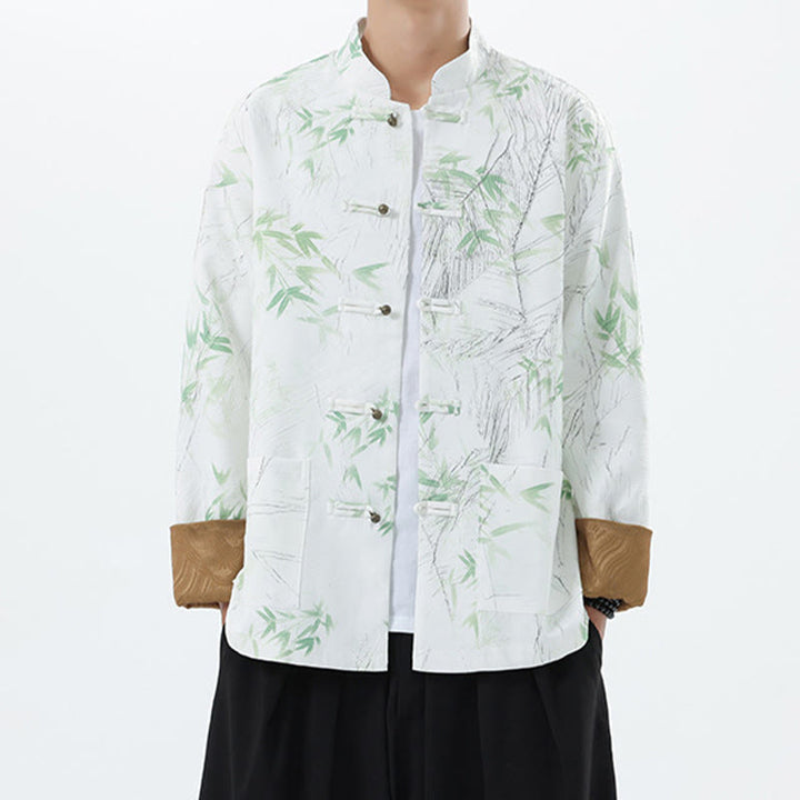 Chemise à manches longues en élasthanne pour homme avec imprimé Buddha Stones - Blanc - US/UK/AU46，EU56 (5XL) - image 15